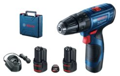 מברגה רוטטת בוש GSB120LI + מזוודה ו-2 סוללות