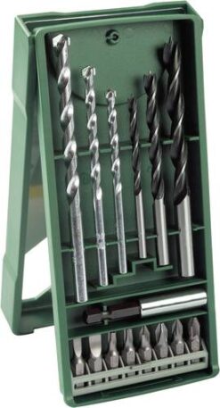 סט מקדחי עץ. וידיה וביטים 15 חלקים X LINE BOSCH
