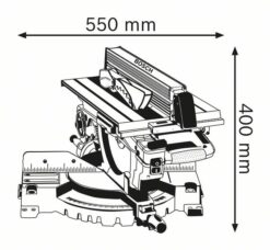 מסור גרונג GTM 12 שולחן עליון BOSCH