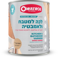 לכה למטבח ולאמבטיה 1 ליטר Wood Varnish