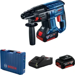פטישון נטען ללא פחמים BOSCH GBH 180  כולל 2 סוללות 4 אמפר כולל מטען