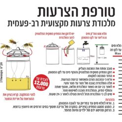 מלכודת צרעות מקצועית רב פעמית GREEN PLACE