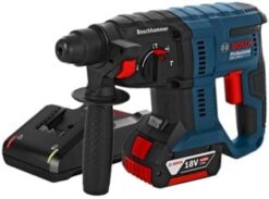 פטישון נטען ללא פחמים BOSCH GBH 180  כולל 2 סוללות 4 אמפר כולל מטען