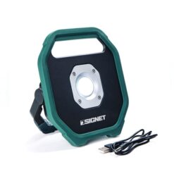 פרוזקטור עבודה נטען 10W+טעינת USB+ידית אחיזה SIGNET