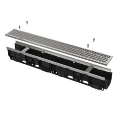 תעלת ניקוז 100 מ”מ עם מסגרת AVZ103-R104