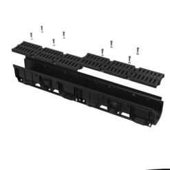 תעלת ניקוז 100 מ”מ עם מסגרת AVZ103-R104