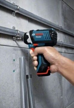מברגת אימפקט Bosch GDR 12 LI כולל 2 סוללות 2 אמפר שעה