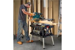 שולחן עבודה מתקפל FOLDING WORK TABLE לנשיאת משקל של עד 453 ק”ג