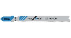 סט 5 להבי מסור אנכי למתכת בוש Bosch T118A