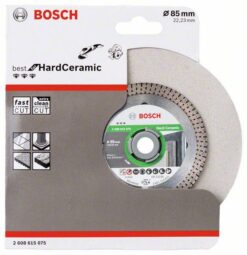 דיסק יהלום לחיתוך קרמיקה 85 מ”מ בוש Bosch