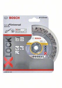 דיסק יהלום רב שימושי 115 מ"מ 4.5" X-Lock בוש Bosch