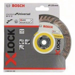 דיסק יהלום רב שימושי 125 מ"מ 5" X-Lock בוש Bosch
