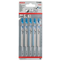 סט 5 להבי מסור אנכי למתכת בוש Bosch T318B