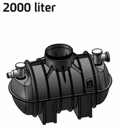 בור רקב 2000 ליטר