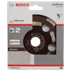 אבן יהלום לליטוש 125 מ”מ לחומרים שוחקים BOSCH