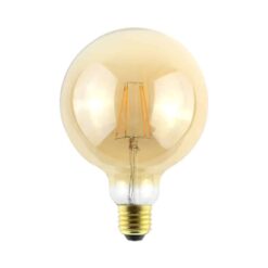 נורת פחם גלוב אמבר לעמעום LED 8W E27 תאורת אווירה חמה
