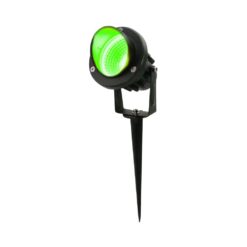 דוקרן לד לגינה 8W 12V כבל 1.5 מ’ אור ירוק / כחול / אור חם