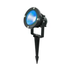דוקרן לד לגינה 12W 12V כבל 1.5 מ’ אור ירוק / כחול / אור חם