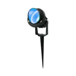 דוקרן לד לגינה 8W 12V כבל 1.5 מ’ אור ירוק / כחול / אור חם