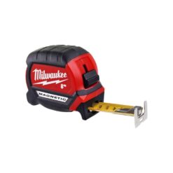 סרט מדידה מטר מילווקי 8 מטר מגנטי Milwaukee