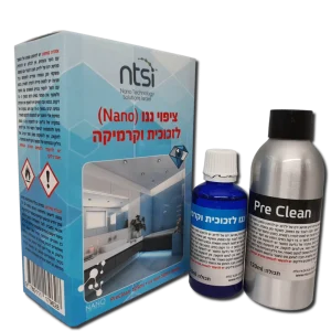 ציפוי ננו NANO להגנה על זכוכית וקרמיקה