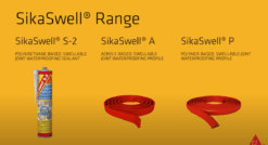 סיקה סוול 2010A פרופיל עצר כימי מתנפח 10 מטר Sika Swell