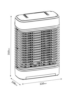 קטלן יתושים 16W TWIN לבן