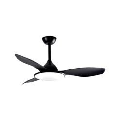 מאוורר תקרה “CCT 36W IP44 PLEASURE 52 שחור עם שלט