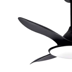 מאוורר תקרה “CCT 36W IP44 PLEASURE 52 שחור עם שלט