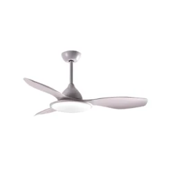 מאוורר תקרה “CCT 36W IP44 PLEASURE 52 לבן עם שלט