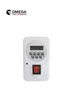 טיימר דיגיטלי מלבני לדוד 24/7 על הטיח OMEGA