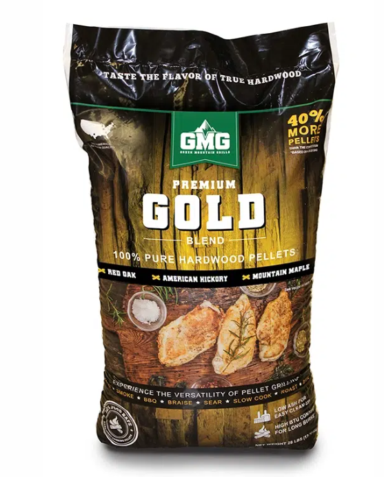 שבבי פלט GMG למעשנה- תערובת Gold
