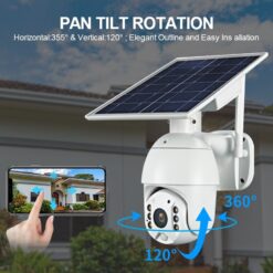 מצלמת WIFI סולארית SMARTR 1080P PTZ IP65