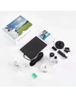 מצלמת WIFI סולארית נייחת SMARTR ,1080P HD ,IP65