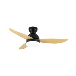 ניסקו מאוורר תקרה חכם MONACO 46″ SMART – שחור/מייפל