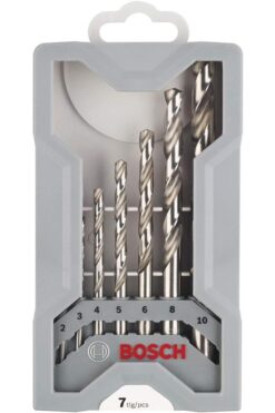 סט 7 מקדחים למתכת 2,3,4,5,6,8,10  HSS-G