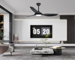 ניסקו מאוורר תקרה חכם PARIS 52″ SMART – שחור