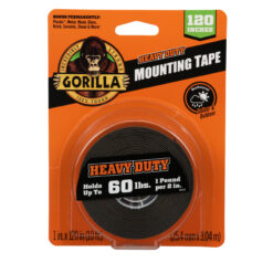גורילה דו צדי XL שחור עד 27.2 ק”ג Gorilla Glue HEAVY DUTY