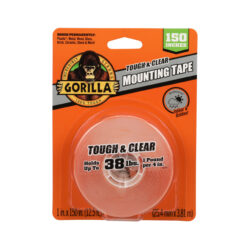 גורילה דו צדי XL שקוף עד 17.2 ק”ג Gorilla Glue HEAVY DUTY