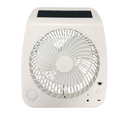 מאוורר שולחני נייד נטען 5V + סולארי SAHARA