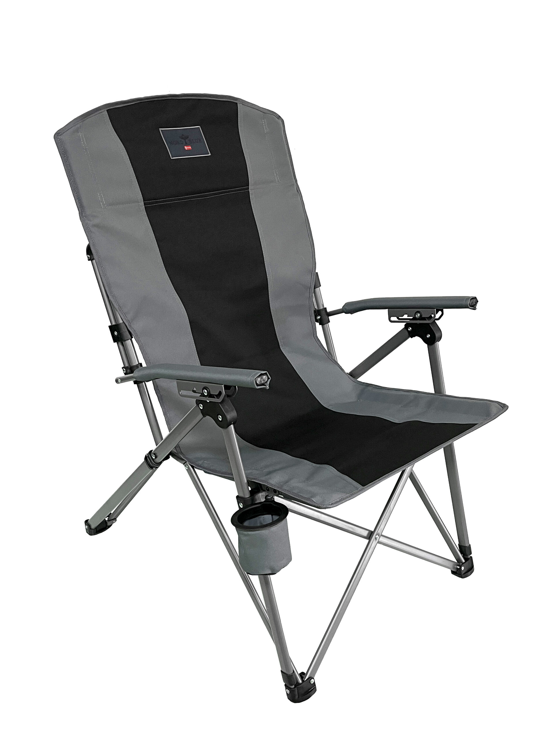 כיסא מתקפל דגם Siesta Pro אפור/שחור