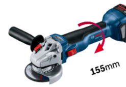 משחזת זוית גוף בלבד LBOXX GWS 18V-10 EC