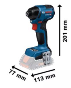מברגת אימפקט GDR 18V-220 גוף בלבד BOSCH