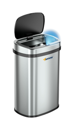 פח אשפה נירוסטה אלקטרוני 60L