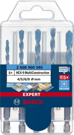 סט 5 מקדחים רב שימושי לאימפקט BOSCH