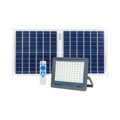 תאורת הצפה סולארית אפור SUNLY 220W IP66 אור חם | NISKO