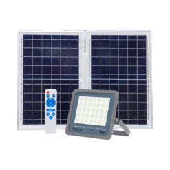 תאורת הצפה סולארית אפור SUNLY 220W IP66 אור קר | NISKO