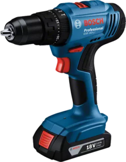 מברגה / מקדחה רוטטת נטענת בוש GSB 183 LI BOSCH + מזוודה + שתי סוללות ומטען 