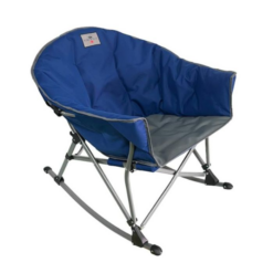 כיסא נדנדה מתקפל דגם Rockway Deluxe אפור/כחול