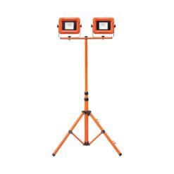 פנסים נטענים WORKER ACT 2X20W | IP54 | אור קר | כולל חצובה – תאורה חזקה לשטח ולטבע